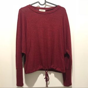 Dolman Maroon Sweater